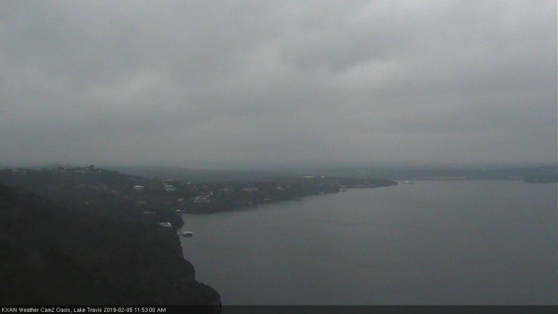 Lake Travis webcam, February 5, 2019 10:55 AM CT
