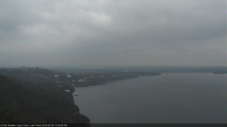 Lake Travis webcam, February 5, 2019 11:05 AM CT