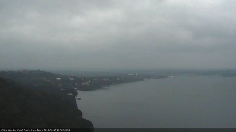 Lake Travis webcam, February 5, 2019 11:10 AM CT