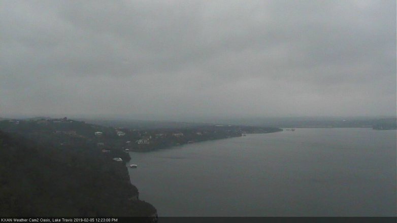 Lake Travis webcam, February 5, 2019 11:25 AM CT