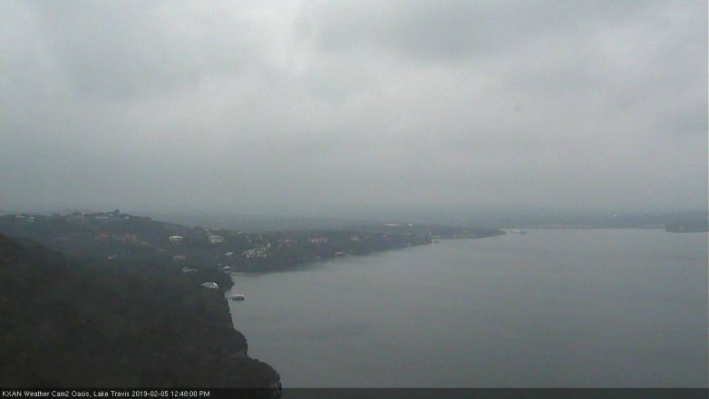 Lake Travis webcam, February 5, 2019 11:50 AM CT