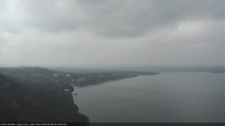 Lake Travis webcam, February 5, 2019 12:05 PM CT