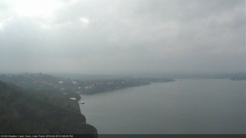 Lake Travis webcam, February 5, 2019 12:10 PM CT