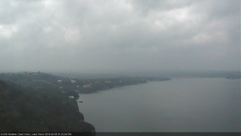 Lake Travis webcam, February 5, 2019 12:35 PM CT
