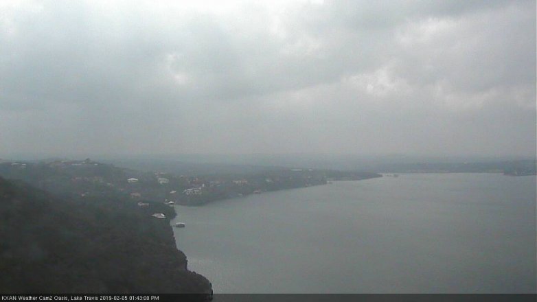 Lake Travis webcam, February 5, 2019 12:45 PM CT