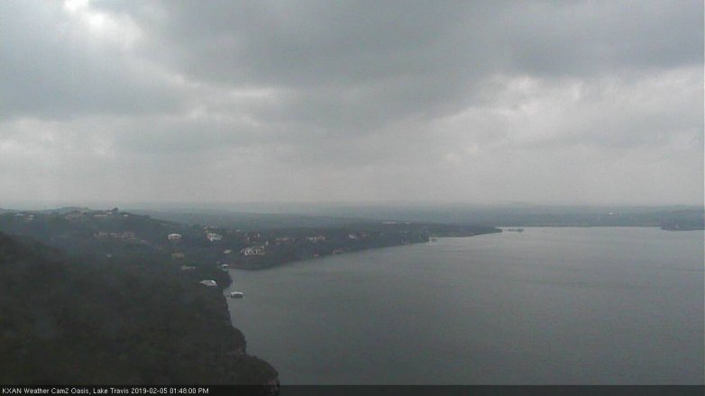 Lake Travis webcam, February 5, 2019 12:50 PM CT