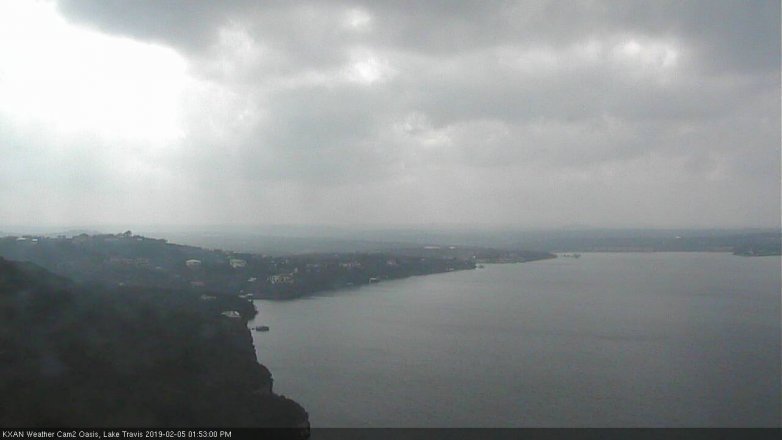 Lake Travis webcam, February 5, 2019 12:55 PM CT