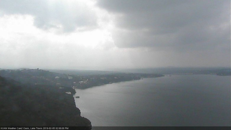 Lake Travis webcam, February 5, 2019 1:10 PM CT