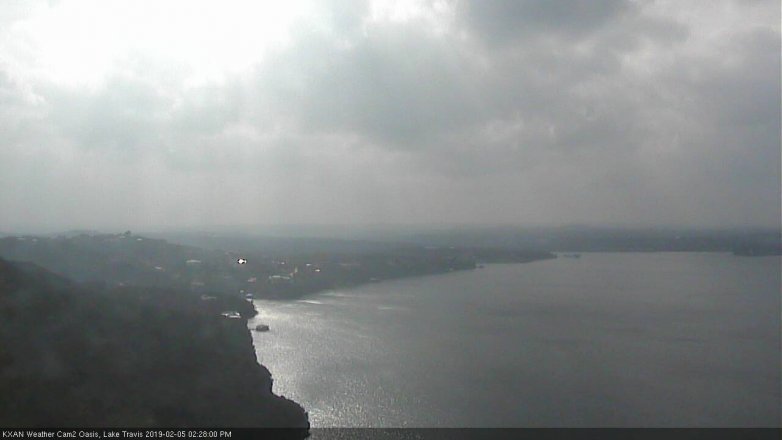 Lake Travis webcam, February 5, 2019 1:30 PM CT
