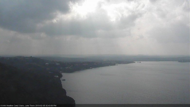 Lake Travis webcam, February 5, 2019 1:45 PM CT