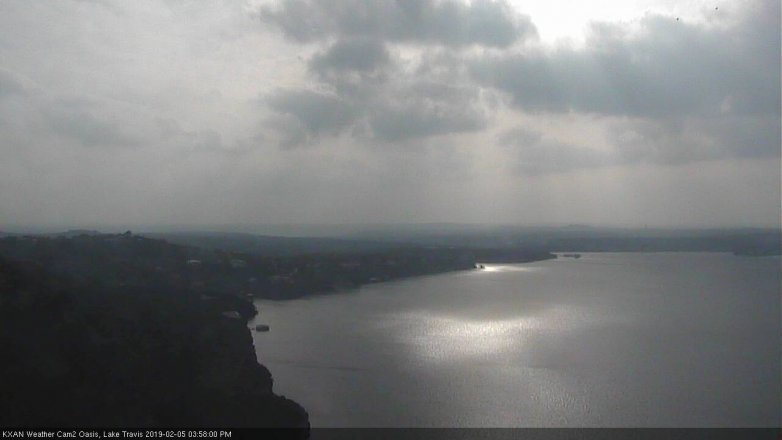 Lake Travis webcam, February 5, 2019 3:00 PM CT