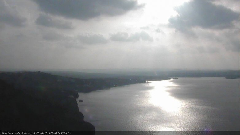 Lake Travis webcam, February 5, 2019 3:20 PM CT