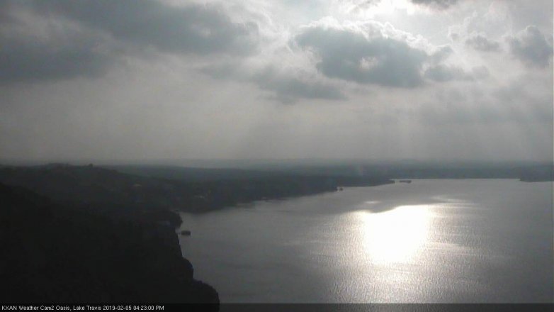 Lake Travis webcam, February 5, 2019 3:25 PM CT
