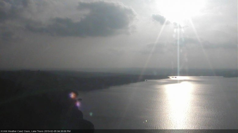 Lake Travis webcam, February 5, 2019 3:40 PM CT