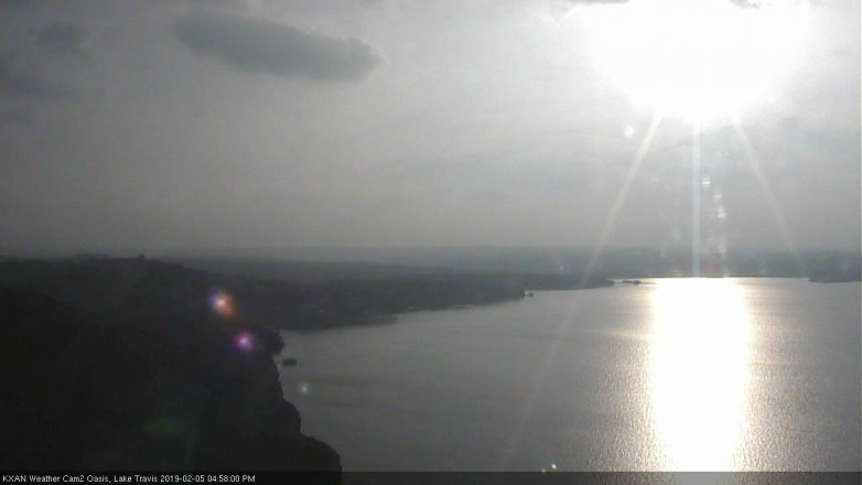 Lake Travis webcam, February 5, 2019 4:00 PM CT