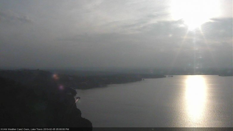 Lake Travis webcam, February 5, 2019 4:10 PM CT