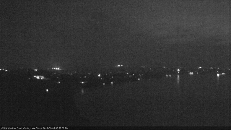 Lake Travis webcam, February 5, 2019 5:55 PM CT