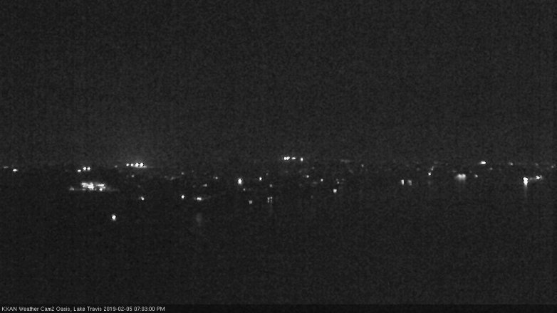 Lake Travis webcam, February 5, 2019 6:05 PM CT