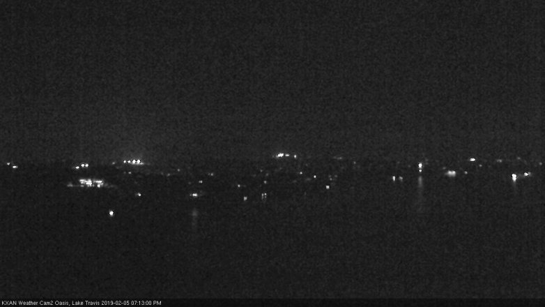 Lake Travis webcam, February 5, 2019 6:15 PM CT