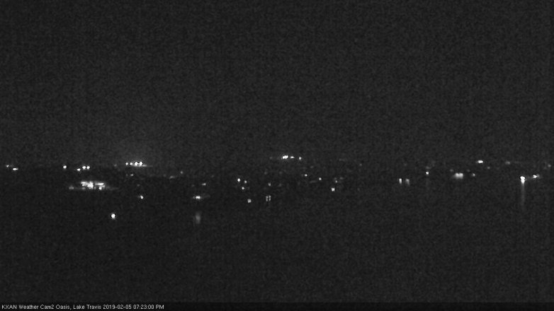 Lake Travis webcam, February 5, 2019 6:25 PM CT