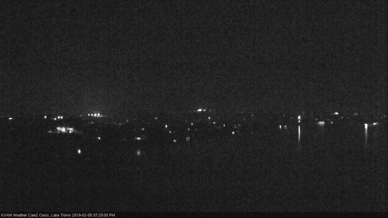Lake Travis webcam, February 5, 2019 6:30 PM CT