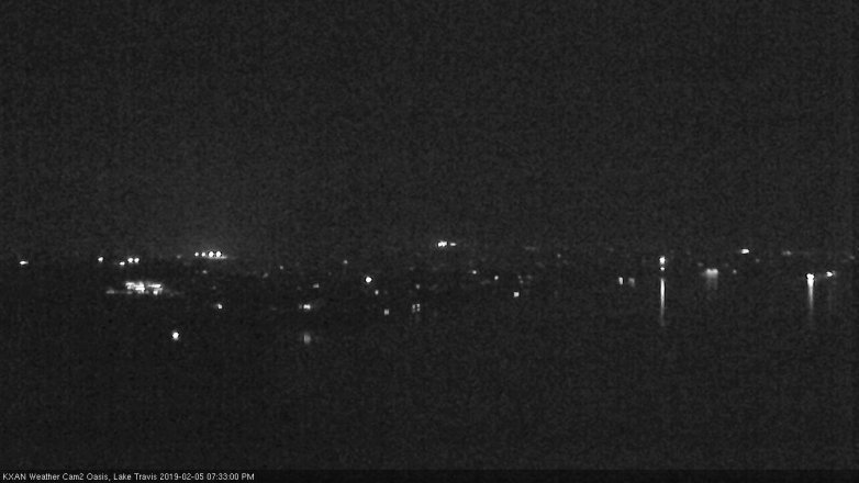 Lake Travis webcam, February 5, 2019 6:35 PM CT