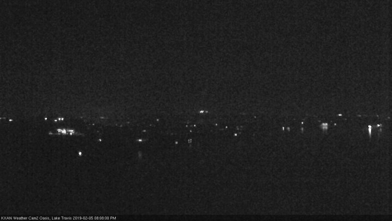 Lake Travis webcam, February 5, 2019 7:10 PM CT