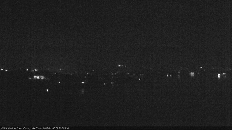Lake Travis webcam, February 5, 2019 7:25 PM CT