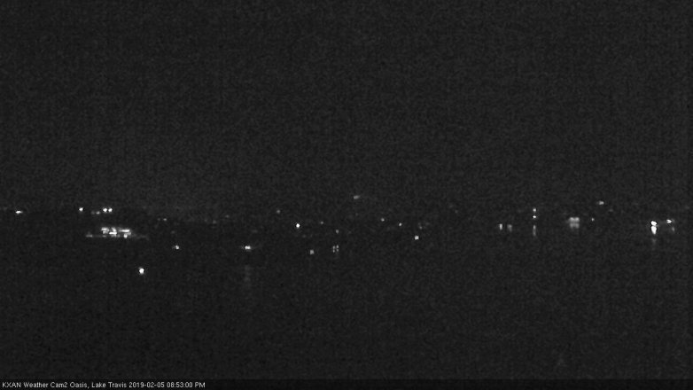 Lake Travis webcam, February 5, 2019 7:55 PM CT