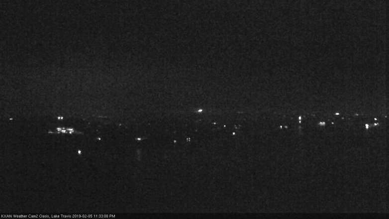 Lake Travis webcam, February 5, 2019 10:35 PM CT