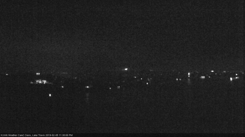 Lake Travis webcam, February 5, 2019 10:40 PM CT