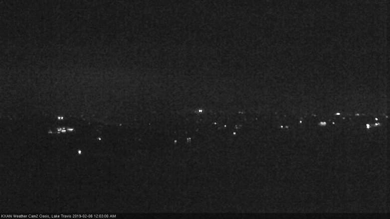 Lake Travis webcam, February 5, 2019 11:05 PM CT