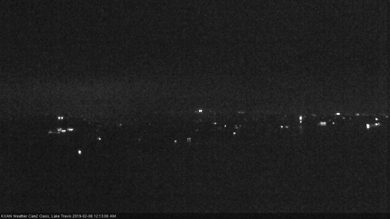 Lake Travis webcam, February 5, 2019 11:15 PM CT