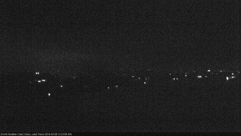 Lake Travis webcam, February 5, 2019 11:25 PM CT