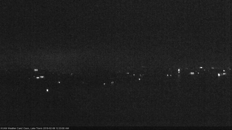 Lake Travis webcam, February 5, 2019 11:35 PM CT