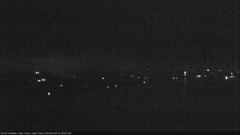Lake Travis webcam, February 5, 2019 11:40 PM CT