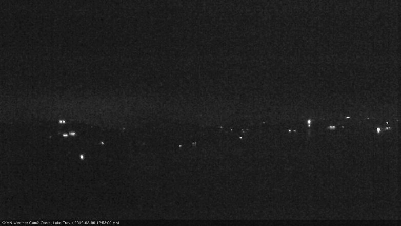Lake Travis webcam, February 5, 2019 11:55 PM CT