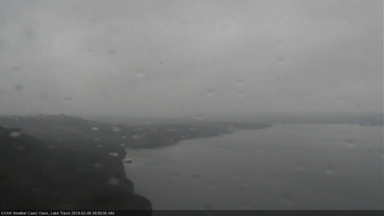 Lake Travis webcam, February 6, 2019 9:00 AM CT