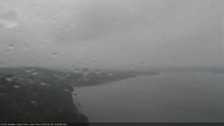 Lake Travis webcam, February 6, 2019 9:10 AM CT