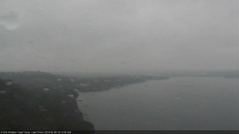 Lake Travis webcam, February 6, 2019 9:15 AM CT