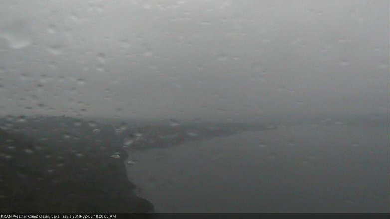 Lake Travis webcam, February 6, 2019 9:30 AM CT