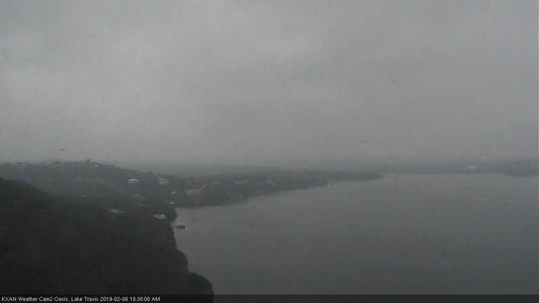 Lake Travis webcam, February 6, 2019 9:40 AM CT
