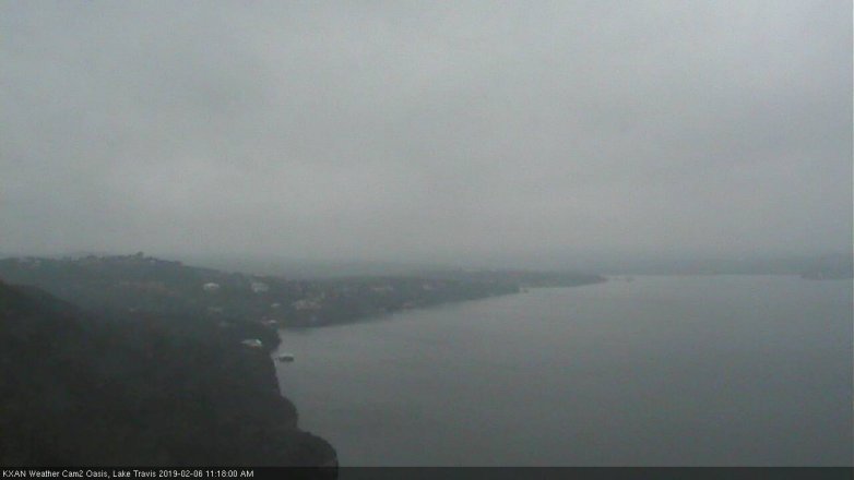Lake Travis webcam, February 6, 2019 10:20 AM CT