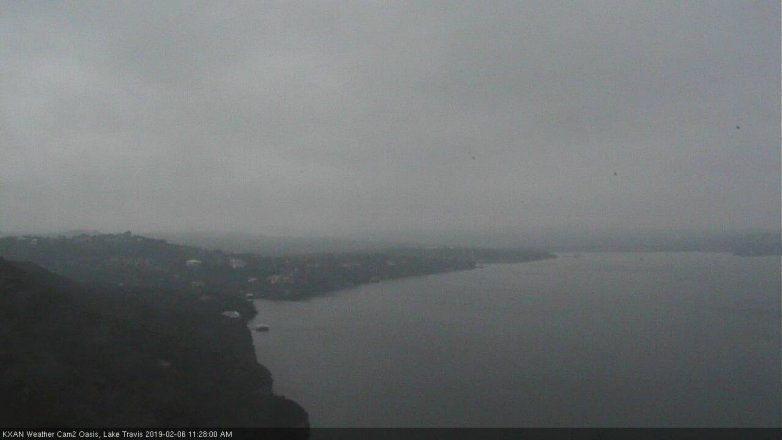Lake Travis webcam, February 6, 2019 10:30 AM CT