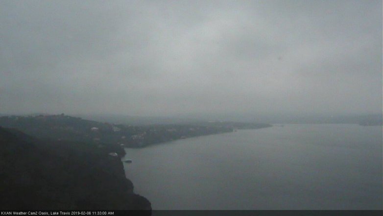 Lake Travis webcam, February 6, 2019 10:35 AM CT