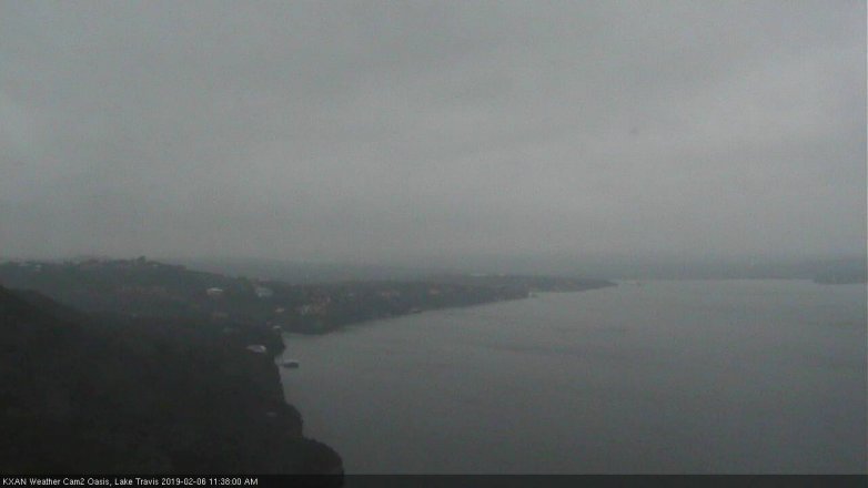 Lake Travis webcam, February 6, 2019 10:40 AM CT