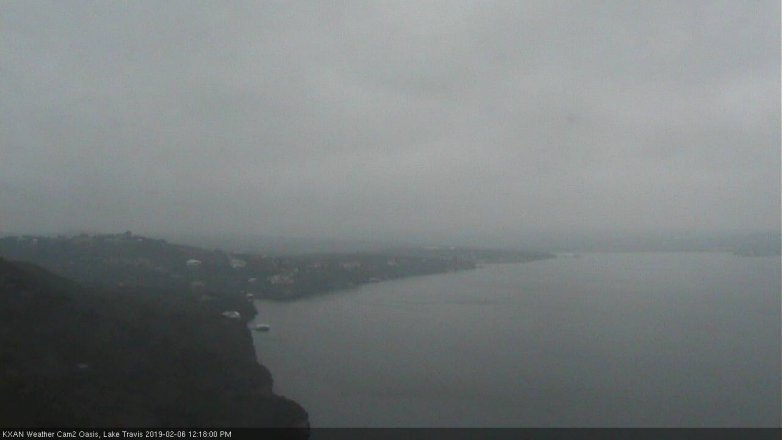 Lake Travis webcam, February 6, 2019 11:20 AM CT