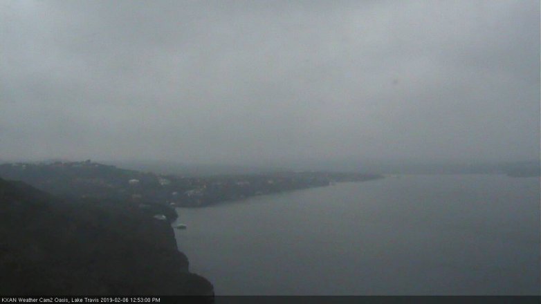 Lake Travis webcam, February 6, 2019 11:55 AM CT