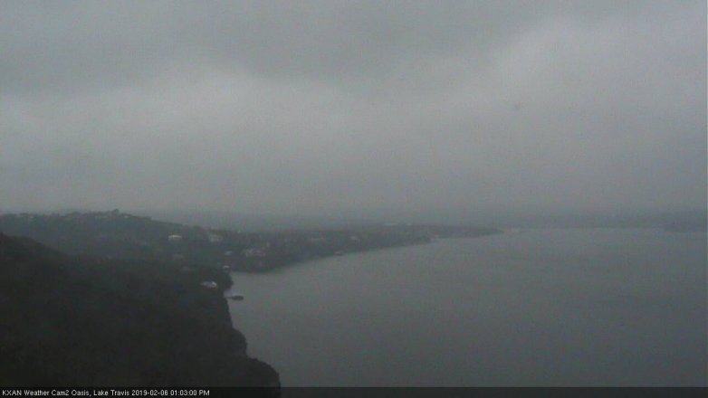 Lake Travis webcam, February 6, 2019 12:05 PM CT