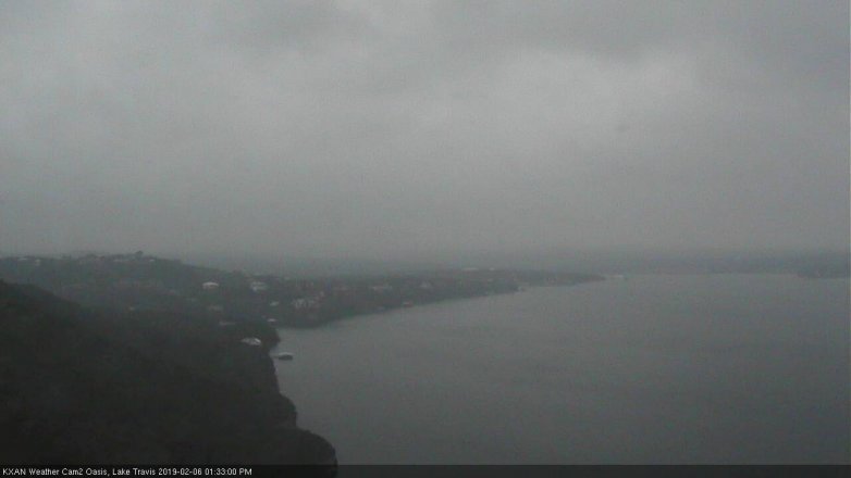 Lake Travis webcam, February 6, 2019 12:35 PM CT